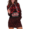 Personalised Keep Maori Wards New Zealand Hoodie Dress Stronger Together Aotearoa Taniko - Aussie Hoodie