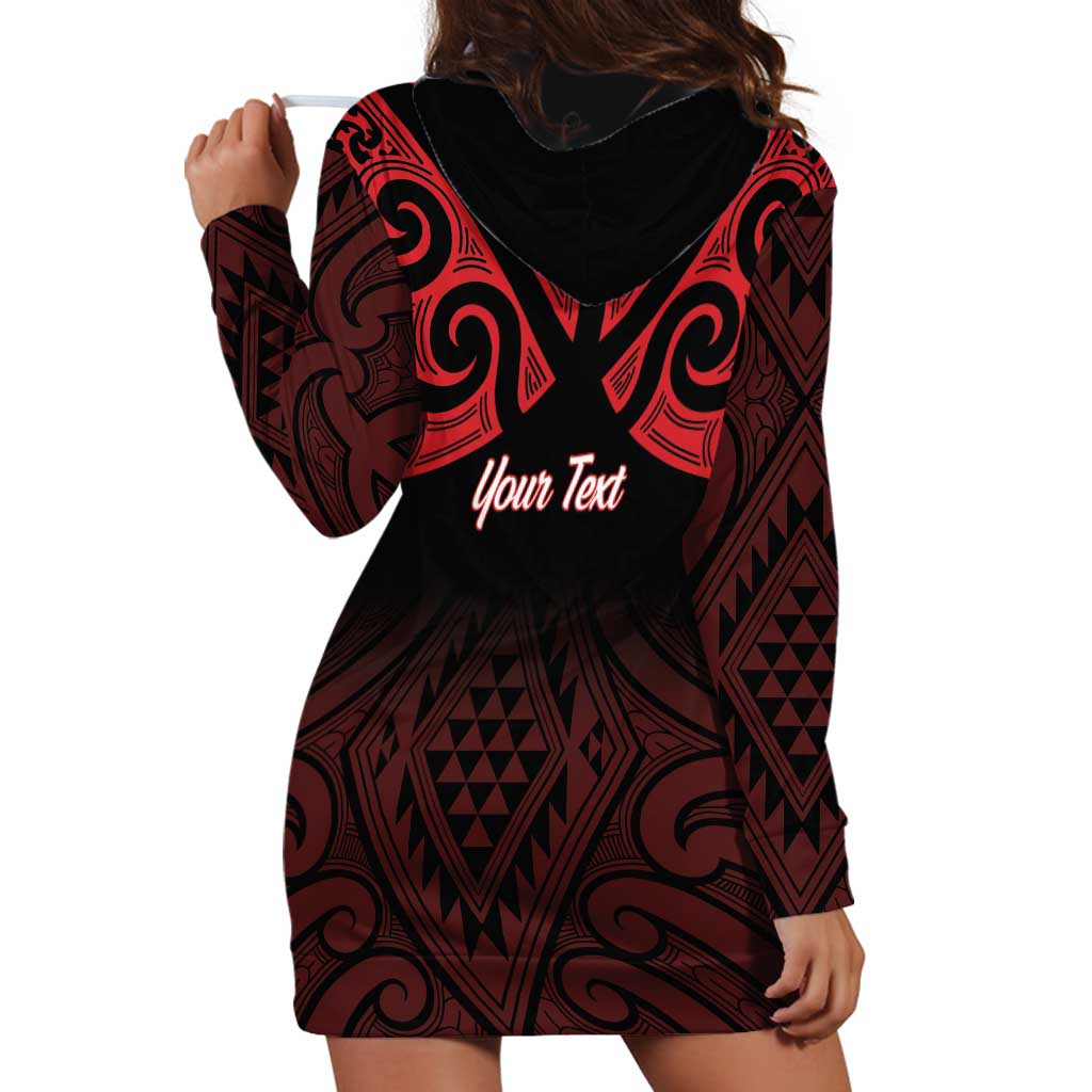 Personalised Keep Maori Wards New Zealand Hoodie Dress Stronger Together Aotearoa Taniko - Aussie Hoodie