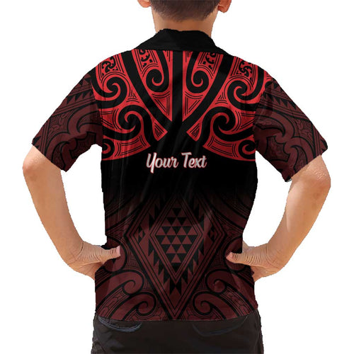 Personalised Keep Maori Wards New Zealand Kid Hawaiian Shirt Stronger Together Aotearoa Taniko - Aussie Hoodie
