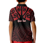 Personalised Keep Maori Wards New Zealand Kid Polo Shirt Stronger Together Aotearoa Taniko - Aussie Hoodie
