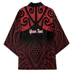 Personalised Keep Maori Wards New Zealand Kimono Stronger Together Aotearoa Taniko - Aussie Hoodie