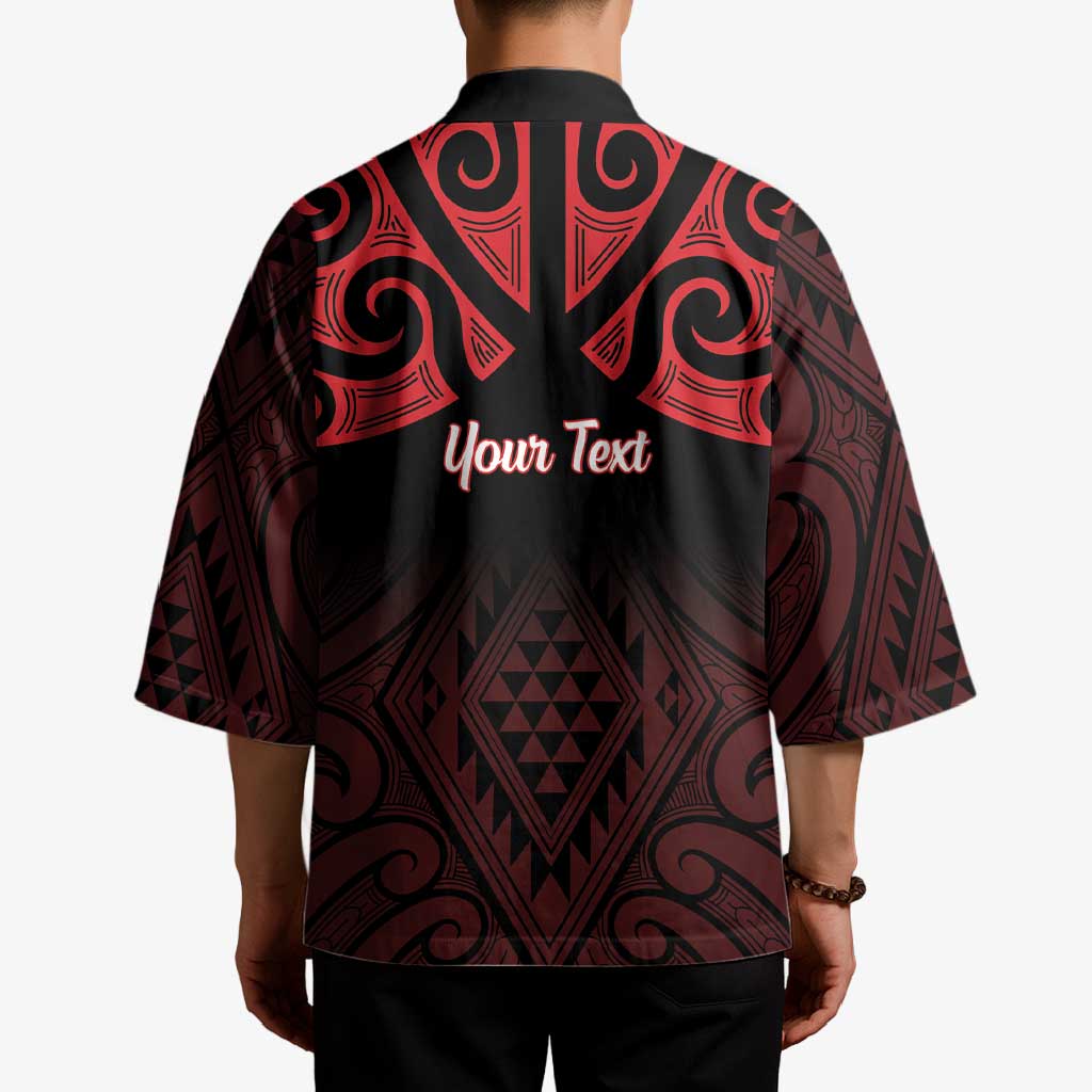 Personalised Keep Maori Wards New Zealand Kimono Stronger Together Aotearoa Taniko - Aussie Hoodie