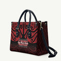 Keep Maori Wards New Zealand Leather Bag Stronger Together Aotearoa Taniko - Aussie Hoodie
