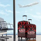 Keep Maori Wards New Zealand Luggage Cover Stronger Together Aotearoa Taniko - Aussie Hoodie
