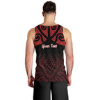 Personalised Keep Maori Wards New Zealand Men Tank Top Stronger Together Aotearoa Taniko - Aussie Hoodie