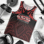 Personalised Keep Maori Wards New Zealand Men Tank Top Stronger Together Aotearoa Taniko - Aussie Hoodie