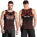Personalised Keep Maori Wards New Zealand Men Tank Top Stronger Together Aotearoa Taniko - Aussie Hoodie