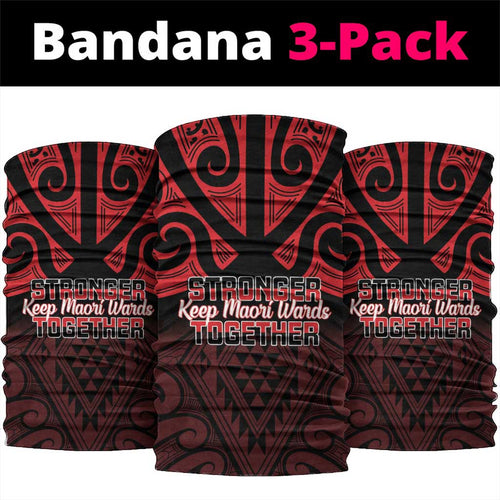 Keep Maori Wards New Zealand Neck Gaiter Stronger Together Aotearoa Taniko - Aussie Hoodie