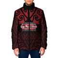 Personalised Keep Maori Wards New Zealand Padded Jacket Stronger Together Aotearoa Taniko - Aussie Hoodie