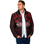 Personalised Keep Maori Wards New Zealand Padded Jacket Stronger Together Aotearoa Taniko - Aussie Hoodie