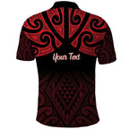Personalised Keep Maori Wards New Zealand Polo Shirt Stronger Together Aotearoa Taniko - Aussie Hoodie
