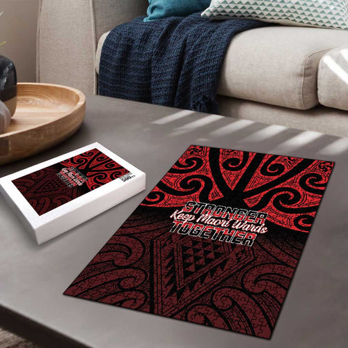 Keep Maori Wards New Zealand Puzzle Stronger Together Aotearoa Taniko - Aussie Hoodie