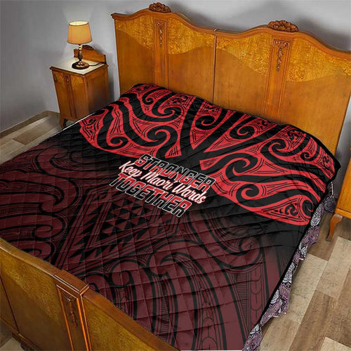 Keep Maori Wards New Zealand Quilt Stronger Together Aotearoa Taniko - Aussie Hoodie