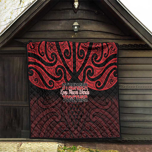 Keep Maori Wards New Zealand Quilt Stronger Together Aotearoa Taniko - Aussie Hoodie