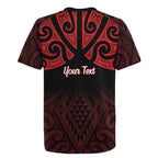 Personalised Keep Maori Wards New Zealand Rugby Jersey Stronger Together Aotearoa Taniko - Aussie Hoodie