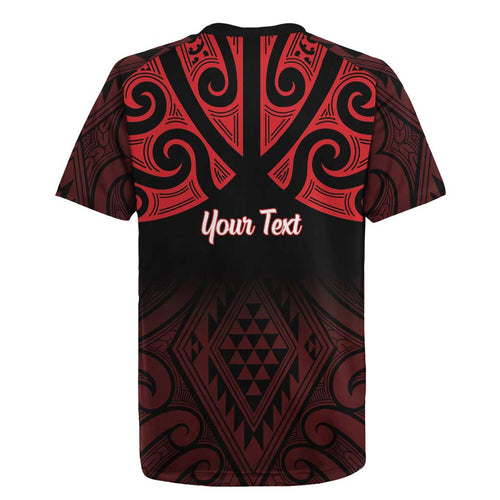 Personalised Keep Maori Wards New Zealand Rugby Jersey Stronger Together Aotearoa Taniko - Aussie Hoodie