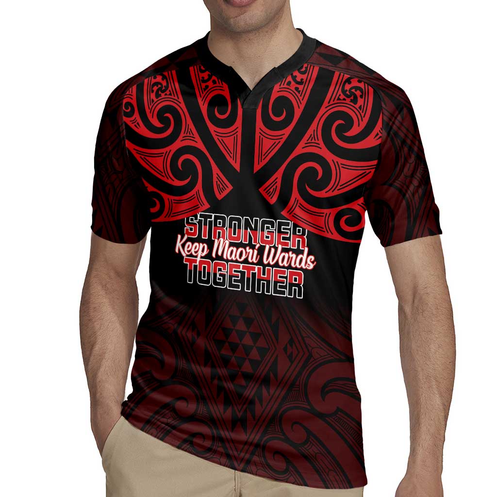 Personalised Keep Maori Wards New Zealand Rugby Jersey Stronger Together Aotearoa Taniko - Aussie Hoodie