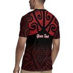 Personalised Keep Maori Wards New Zealand Rugby Jersey Stronger Together Aotearoa Taniko - Aussie Hoodie