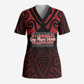Personalised Keep Maori Wards New Zealand Scrub Top Stronger Together Aotearoa Taniko - Aussie Hoodie
