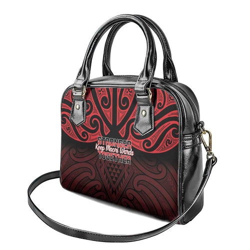 Keep Maori Wards New Zealand Shoulder Handbag Stronger Together Aotearoa Taniko - Aussie Hoodie
