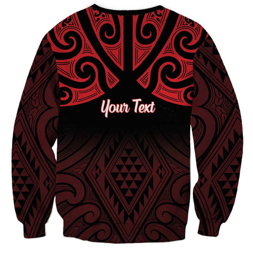 Personalised Keep Maori Wards New Zealand Sweatshirt Stronger Together Aotearoa Taniko - Aussie Hoodie
