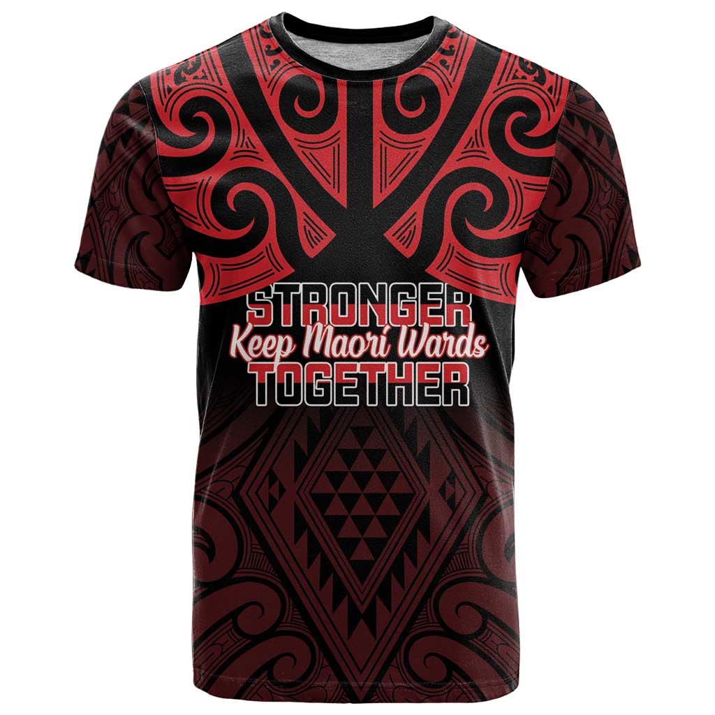 Personalised Keep Maori Wards New Zealand T Shirt Stronger Together Aotearoa Taniko - Aussie Hoodie