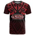 Personalised Keep Maori Wards New Zealand T Shirt Stronger Together Aotearoa Taniko - Aussie Hoodie