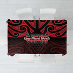 Keep Maori Wards New Zealand Tablecloth Stronger Together Aotearoa Taniko - Aussie Hoodie