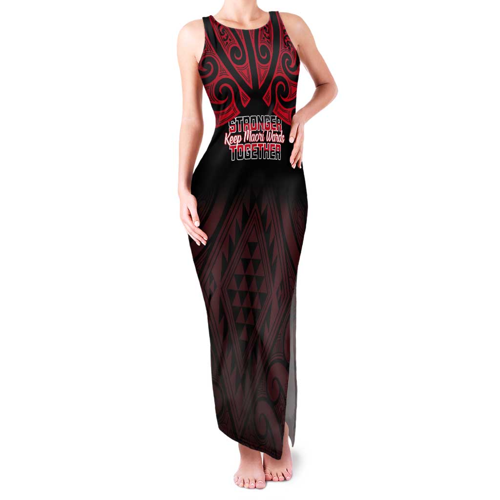 Personalised Keep Maori Wards New Zealand Tank Maxi Dress Stronger Together Aotearoa Taniko - Aussie Hoodie