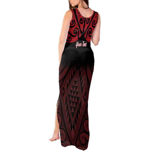 Personalised Keep Maori Wards New Zealand Tank Maxi Dress Stronger Together Aotearoa Taniko - Aussie Hoodie