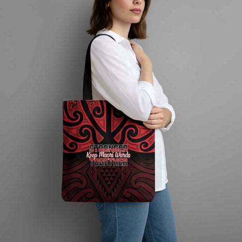 Keep Maori Wards New Zealand Tote Bag Stronger Together Aotearoa Taniko - Aussie Hoodie