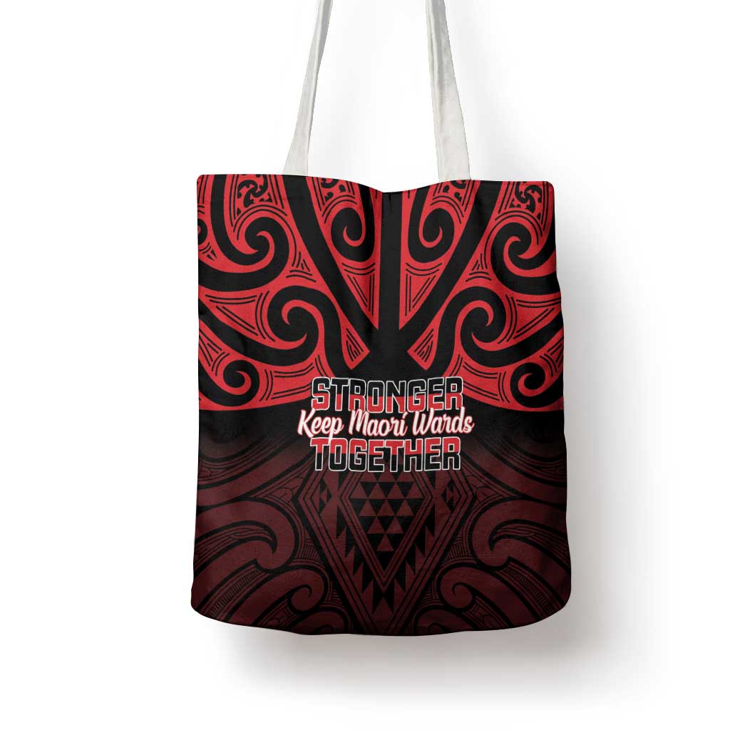 Keep Maori Wards New Zealand Tote Bag Stronger Together Aotearoa Taniko - Aussie Hoodie