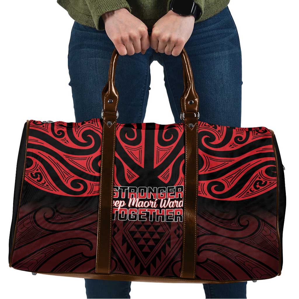 Keep Maori Wards New Zealand Travel Bag Stronger Together Aotearoa Taniko - Aussie Hoodie