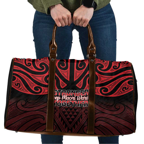 Keep Maori Wards New Zealand Travel Bag Stronger Together Aotearoa Taniko - Aussie Hoodie
