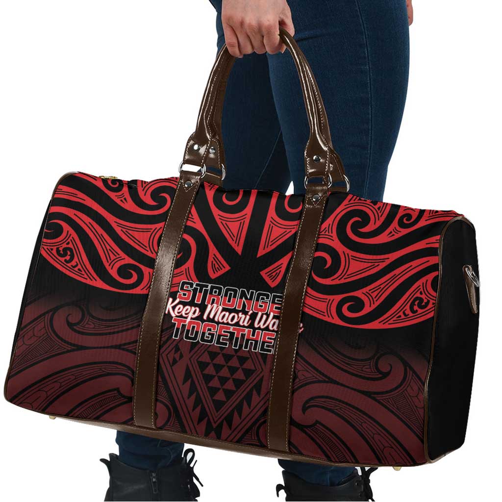 Keep Maori Wards New Zealand Travel Bag Stronger Together Aotearoa Taniko - Aussie Hoodie