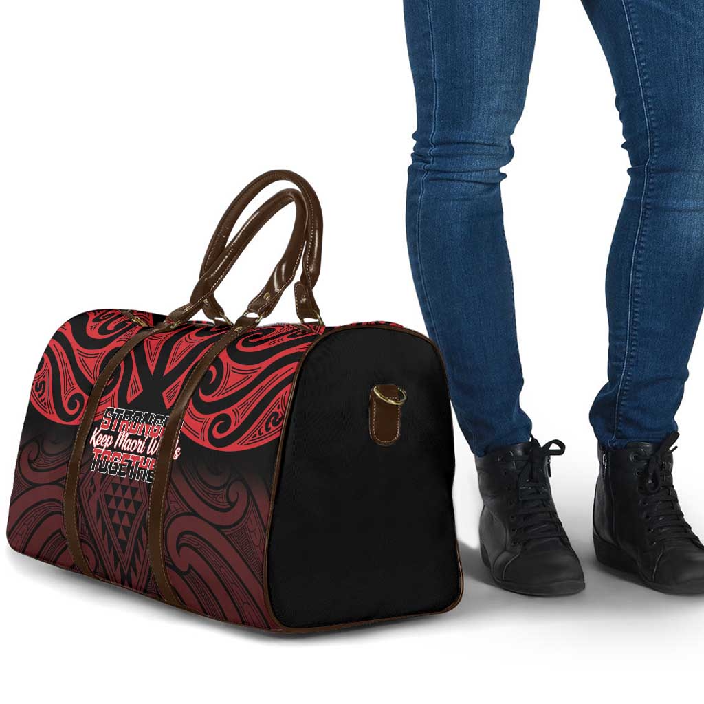 Keep Maori Wards New Zealand Travel Bag Stronger Together Aotearoa Taniko - Aussie Hoodie