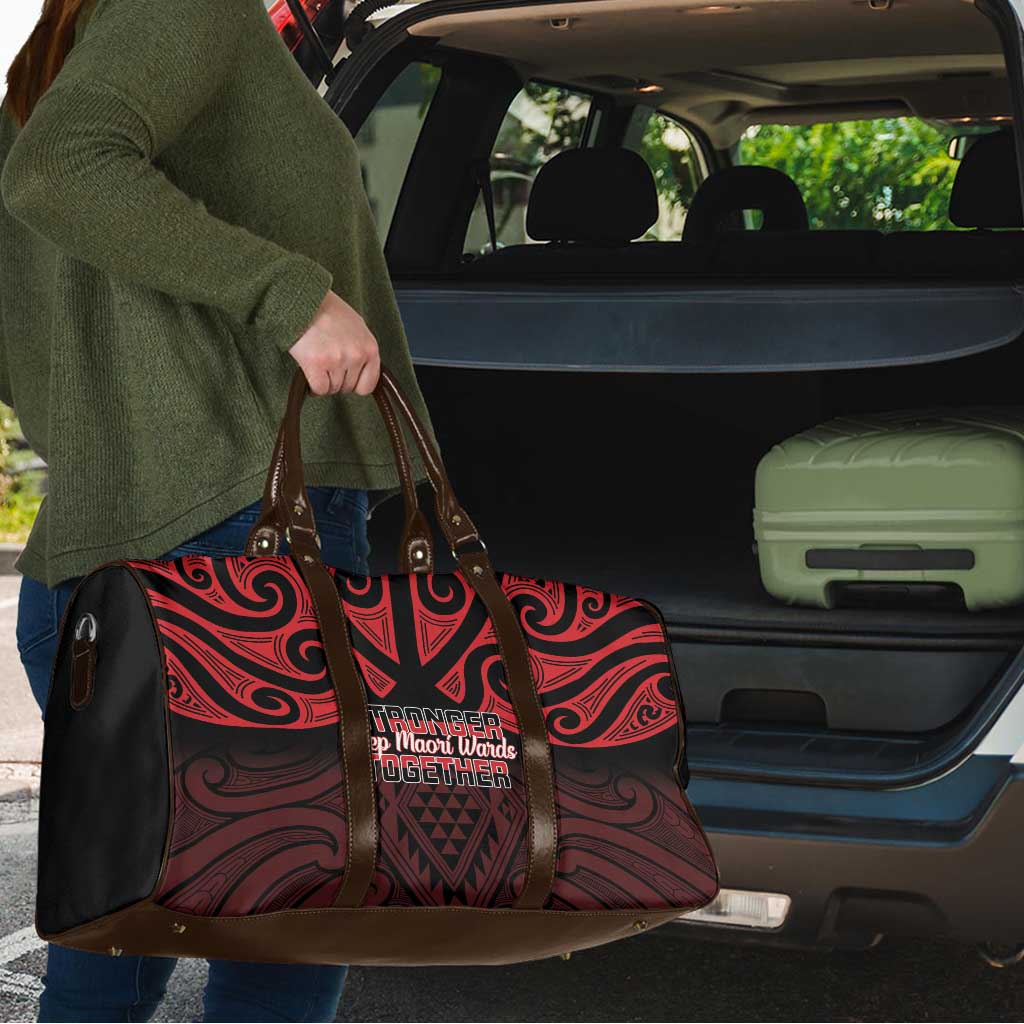 Keep Maori Wards New Zealand Travel Bag Stronger Together Aotearoa Taniko - Aussie Hoodie