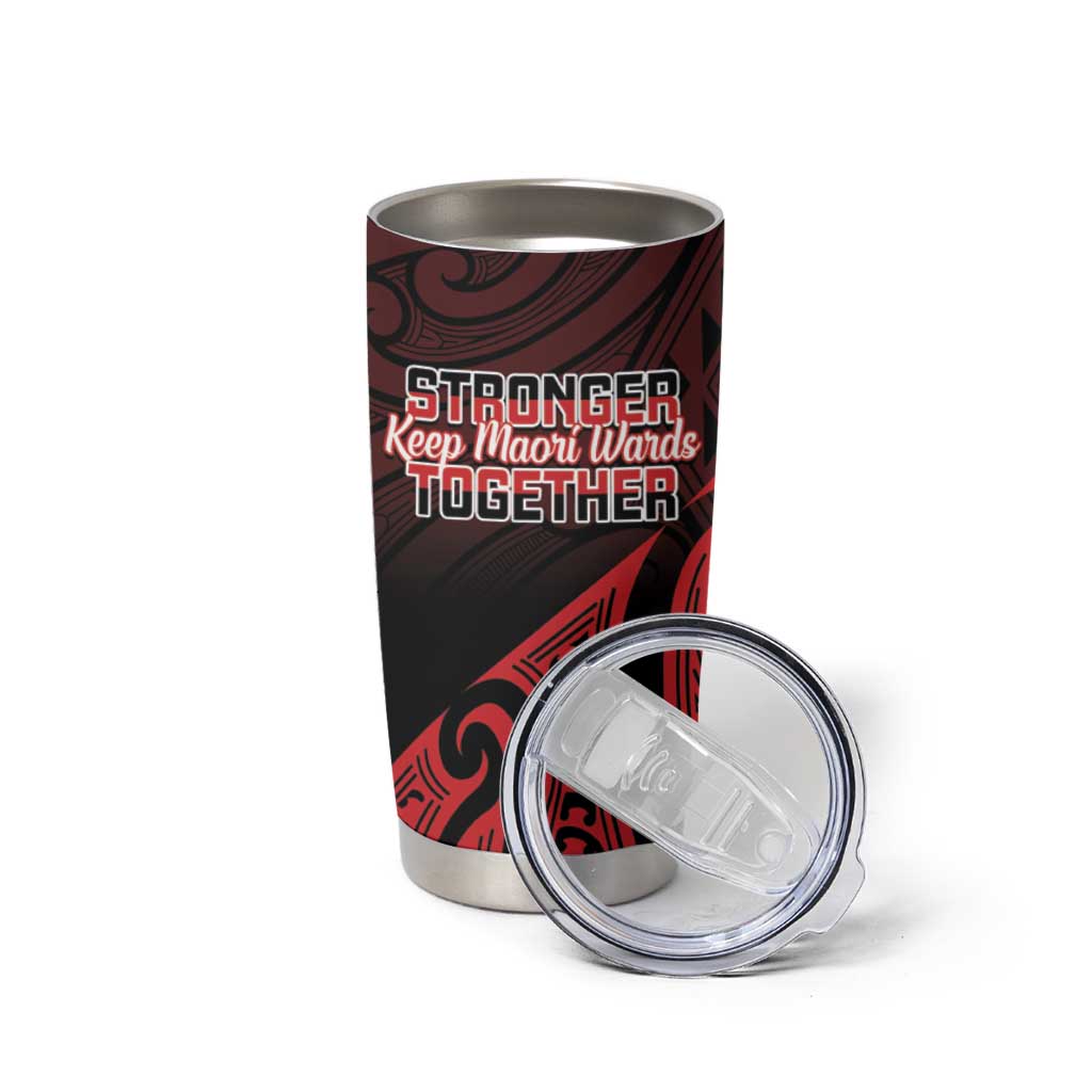 Personalised Keep Maori Wards New Zealand Tumbler Cup Stronger Together Aotearoa Taniko - Aussie Hoodie
