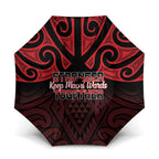 Keep Maori Wards New Zealand Umbrella Stronger Together Aotearoa Taniko - Aussie Hoodie