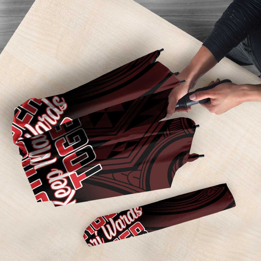 Keep Maori Wards New Zealand Umbrella Stronger Together Aotearoa Taniko - Aussie Hoodie