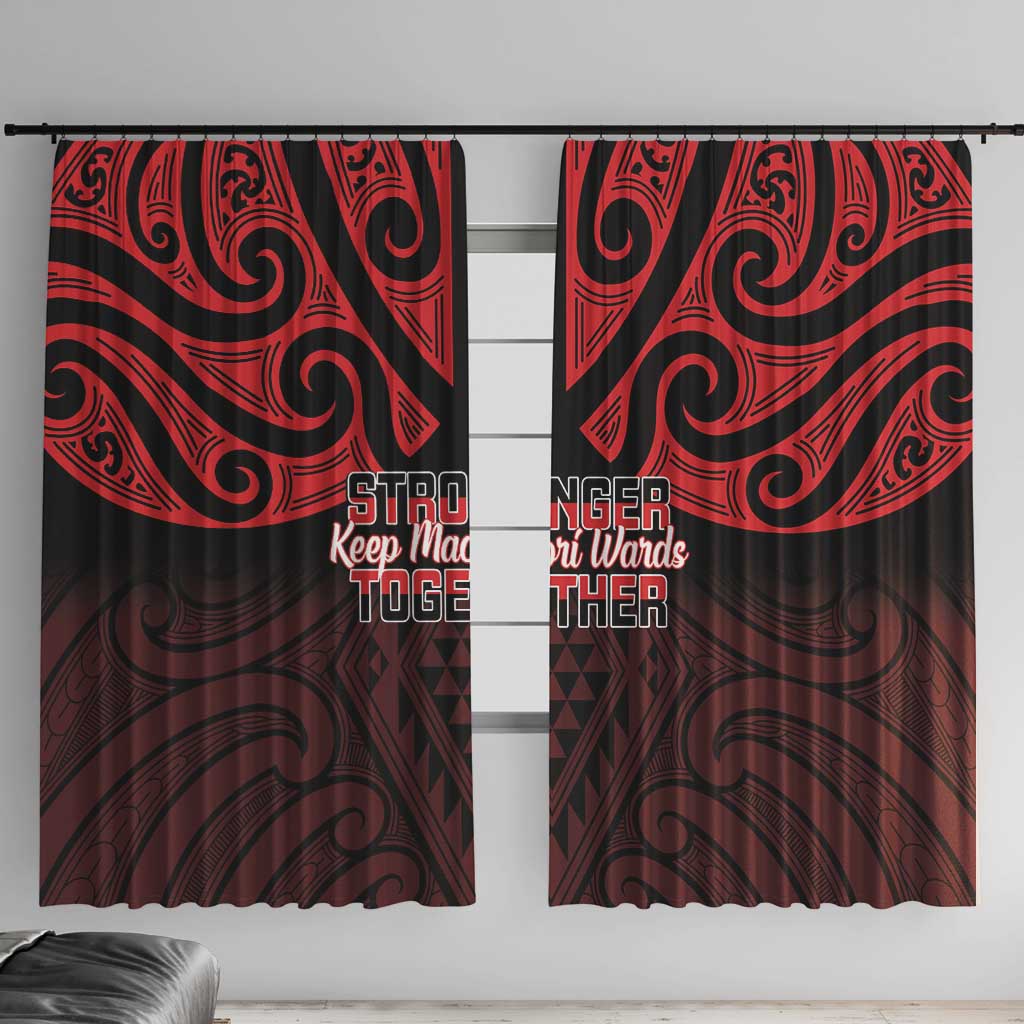 Keep Maori Wards New Zealand Window Curtain Stronger Together Aotearoa Taniko - Aussie Hoodie