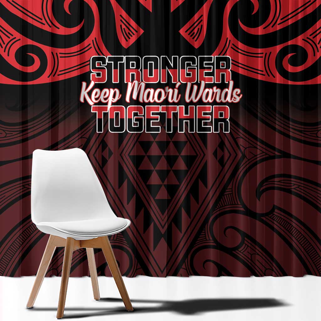 Keep Maori Wards New Zealand Window Curtain Stronger Together Aotearoa Taniko - Aussie Hoodie