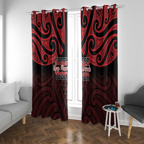 Keep Maori Wards New Zealand Window Curtain Stronger Together Aotearoa Taniko - Aussie Hoodie