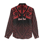 Personalised Keep Maori Wards New Zealand Women Casual Shirt Stronger Together Aotearoa Taniko - Aussie Hoodie