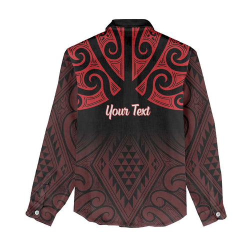 Personalised Keep Maori Wards New Zealand Women Casual Shirt Stronger Together Aotearoa Taniko - Aussie Hoodie