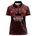 Personalised Keep Maori Wards New Zealand Women Polo Shirt Stronger Together Aotearoa Taniko - Aussie Hoodie
