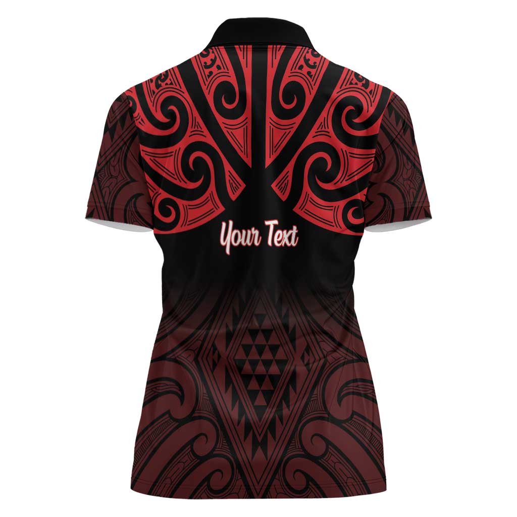 Personalised Keep Maori Wards New Zealand Women Polo Shirt Stronger Together Aotearoa Taniko - Aussie Hoodie