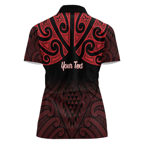 Personalised Keep Maori Wards New Zealand Women Polo Shirt Stronger Together Aotearoa Taniko - Aussie Hoodie