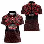 Personalised Keep Maori Wards New Zealand Women Polo Shirt Stronger Together Aotearoa Taniko - Aussie Hoodie