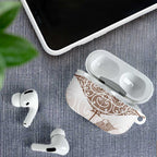 New Zealand Manta Ray Tattoo AirPods Case Aotearoa Maori Haehae Beige - Aussie Hoodie